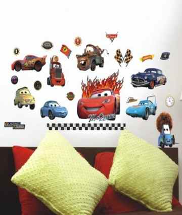Wandaufkleber Wandtattoo Wandsticker Wanddeko Autos Cars Kinderzimmer WAG-054