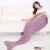 Warm und weich Meerjungfrau Schwanz Decke von aiqi, Handwerk Crochet Snuggle Cozy Fleece Sofa Bett Schlafsäcke, ideal Geschenke für Familienmitglieder oder Freunde, Pale Pinkish Purple, M by aiqi