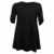 WearAll – Damen Übergröße Rundhalsausschnitt Kurzarm Ausgestelltem Lange Top – 10 Farben – Größe 42-56
