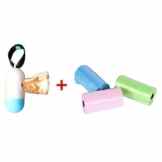 Webeauty® Windelbeutel-Spender mit 60 Counts Nachfüllbeuteln Mai Farben Vary