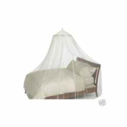 Weißes Moskitonetz für Einzelbett – ohne Hautreizung