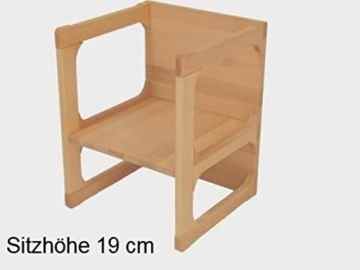 Wendestuhl Kinderstuhl 8030 massive Holz-Kindermöbel von Holzspielzeug-Peitz