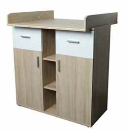 Wickelkommode, Wickeltisch in Sonoma-Eiche Dekor