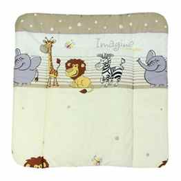 Wickeltischauflage Stoff Wickelauflage mit Baumwollbezug Waschbar Wickelunterlage 70 x 70 cm / 75 x 85 cm