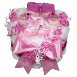 Windeltorten 100303 Babyboots „Girl“