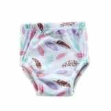 YOKIRIN Multifunktion Baby Unterhosen Unisex Kinder Baby Unterwäsche Infant Baumwolle Jeder Windel Windeln Windelhose Unterwäsche Trainerhose Waschbar Wiederverwendbar Muster:Azure Feder(Fit für Baby Höhe 80CM)