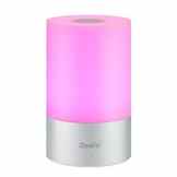ZEEFO Tischlampe, dimmbare Bettlampe, Berührungssensor mit warmem und weißem LED Nachtlicht und wechselnde RGB-Farbe für die Lampe von Säuglingsheim (klein)