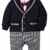 ZOEREA 1 tlg baby Strampler Smoking für Jungen Kleinkind Kleidung rompers Body Kleidung Gentleman Gesamt Baumwolle Langarm bowknot Plaid Streifen Drucken baby Taufe Hochzeit Weihnachten (0-18M)