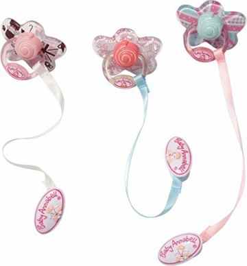 Zapf Creation 794258 – Baby Annabell Schnuller mit Clip