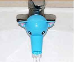 ZeroShop(TM) 3 Stück Wasserhahnverlängerung für Kinder Hand waschen Badezimmer (zufällig Frabe & Cartoon Tier)