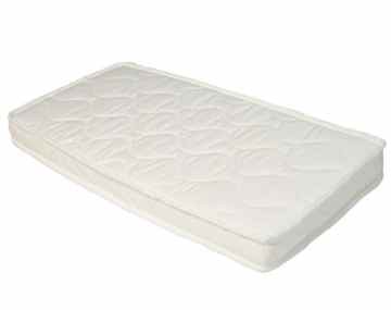 ABZ WM244-080 Wiegenmatratze Polyetherschaum D25 40 x 80 x 7 cm, weiß -