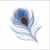 aden + anais 8948G Silky Soft Single Swaddle Mela – Peacock -