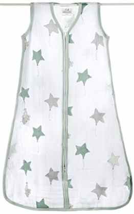 aden + anais leichter Baby Schlafsack für den Sommer Gr. S-XL, up up and away aus Baumwollmusselin