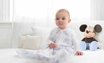 aden by aden + anais 1.0 Tog Sommer Schlafsack – Mickey Maus (6–12 Monate) -