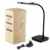 Aglaia 7W Schreibtischlampe LED, Dimmbar Tischlampe mit 6 Helligkeitsstufen und Augenpflege, Touchfeldbedienung und 1 Stunde Auto Timer (Schwarz) -