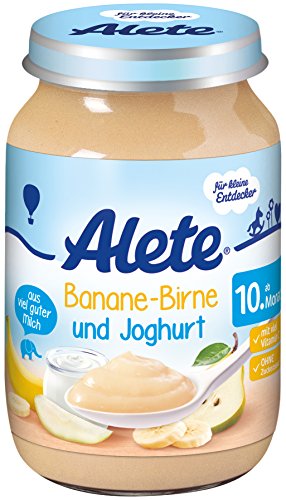 Alete Banane-Birne und Joghurt -