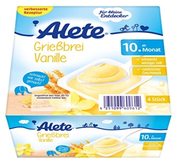 Alete Griessbrei Vanille -