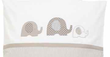 Alvi 411653236 Set für Stubenwagen Birthe „Elefant“, beige -