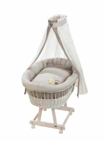 Alvi Stubenwagen Birthe weiß Komplettangebot Birds 416-6 -