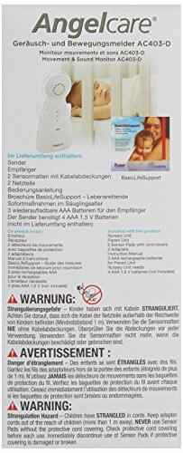 Angelcare Geräusch und Bewegungsmelder AC403-D, weiß -