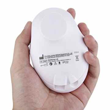 Angelsounds JPD-100S Fetal Doppler Herz Monitor mit Ultraschallgel mit 3,0 MHz Sonde, inkl. Kopfhörer, rosa -