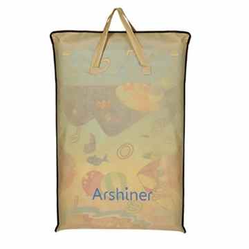 Arshiner Spielteppich Spielmatte Kinderteppich 200x180cm für Innen / Außen zwei Seite -
