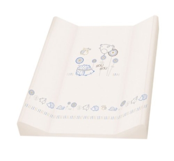 Asmi 2 Keil Wickelauflage 50 x 70 cm Igel blau / beige -