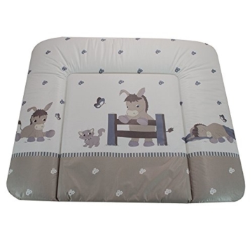 Asmi abwaschbare Wickelauflage Esel Standart 72 x 85 cm -