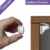 astronia Baby Safety Magnetic Cabinet Locks – No Tools Or Screws Needed, No Damage to your Furniture, (apply to your cabinets /cupboard/ drawers) 4 Locks + 1 Key