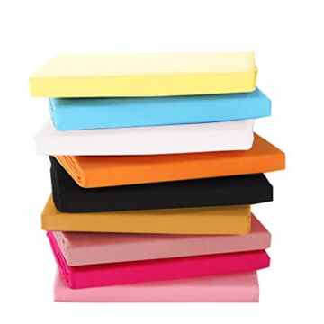 Auralum® Komfortable 80*150cm 100% Baumwolle Betttuch für Kinderbett Matratzen mit Breite & Länge (70*140cm) Blau -