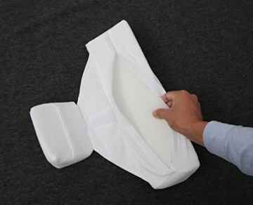 Aurelius Baby schlafen Kissen Unterstützung Keil Wegrollen, weiß -