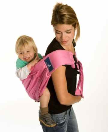 BabaSling Babytragetuch mit 5 unterschiedlichen Tragepositionen – lavendel -