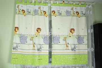 Babies Paradise Kinderzimmer Vorhänge mit Schlaufen 150 x 100 cm -