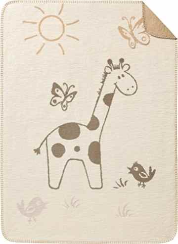 Baby Butt Babydecke gekettelt sand Größe 75×100 cm -
