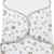 Baby Butt Einschlagdecke weiss Größe 75×82 cm -
