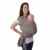 Baby Carrier, sling| grau und schwarz, geeignet für Neugeborene, Säuglinge & Kleinkinder | Öko Tex Zertifiziert Baumwolle/Spandex Komfort Stoff |ideal Geschenk -