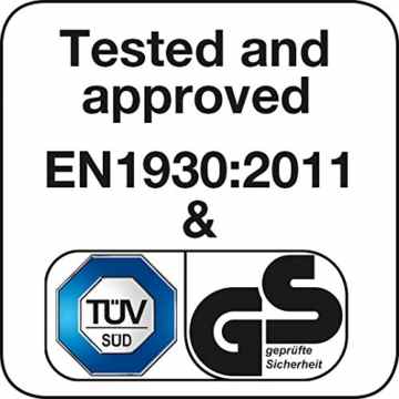 Baby Dan 60116-5691-02-85 Premier TÜV/GS geprüftes Türschutzgitter/Treppenschutzgitter zum Einklemmen 73,5 – 86,5 cm, schwarz -