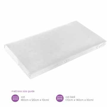 Baby Elegance ECO Comfort babymatratze (70 x 140 cm) waschbarer Bezug -