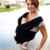Baby K’Tan Baby-Tragetuch, Small, Schwarz (Black Breeze) -