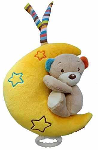 Baby-Nova Baby Spieluhr MOND mit Bär und Musik -