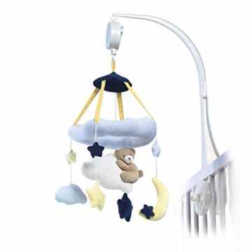 BABY-WALZ Musik-Mobile „Wolkenbärchen“ Baby-Mobile, weiß -