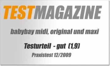 Babybay 105101 – Das Original, natur lackiert mit Nestchen und Matratze, weiss -