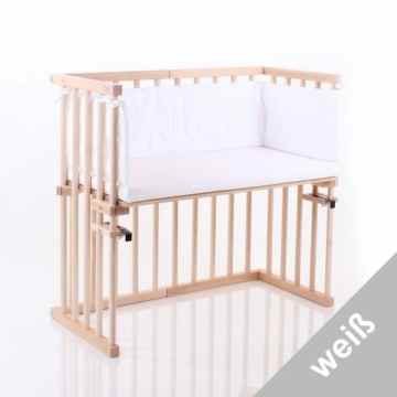 Babybay Set Standard Matratze+Nestchen für Beistellbett midi weiß -