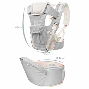 Babytrage Babybauchtragen neugeborene Baby-Tragetasche Schal Portage ventrale Rückentragetasche -