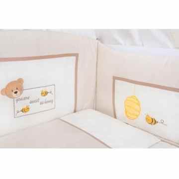 Babyzimmer Felix in akaziengrau 21 tlg. mit 3 türigem Kl. + Honey Bear in Beige -