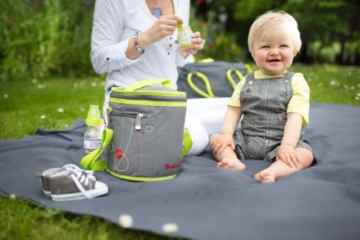 Badabulle B043302 Isoliertasche, grau/grün -