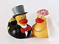 Badeenten – Hochzeitspaar -