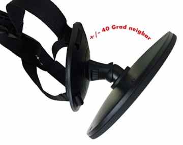 Baninni Auto-Sicherheitsspiegel Babyspiegel mit Weitwinkelblick Back View Mirror Riflessi BNCSA003-BK -