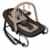 Baninni Babywippe mit Spielbügel Relax Classic coffee hippo -