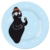 Barbapapa BA920C Kleiner Barbamama Teller blau -